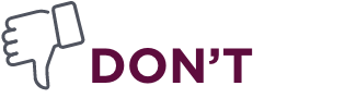 Don't icon