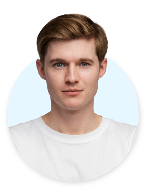 Small image of Luke, age 25. (Not an actual patient.)